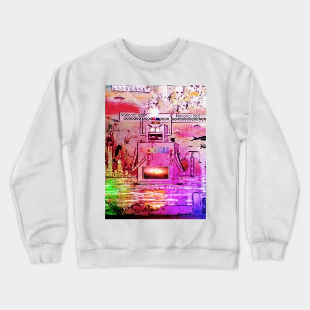 The Zoo bot Crewneck Sweatshirt by The zooman being